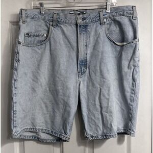 Vtg GAP‎ Jean Shorts Mens 38 Baggy Fit 9" Button Fly Y2K 90s Denim Made in USA